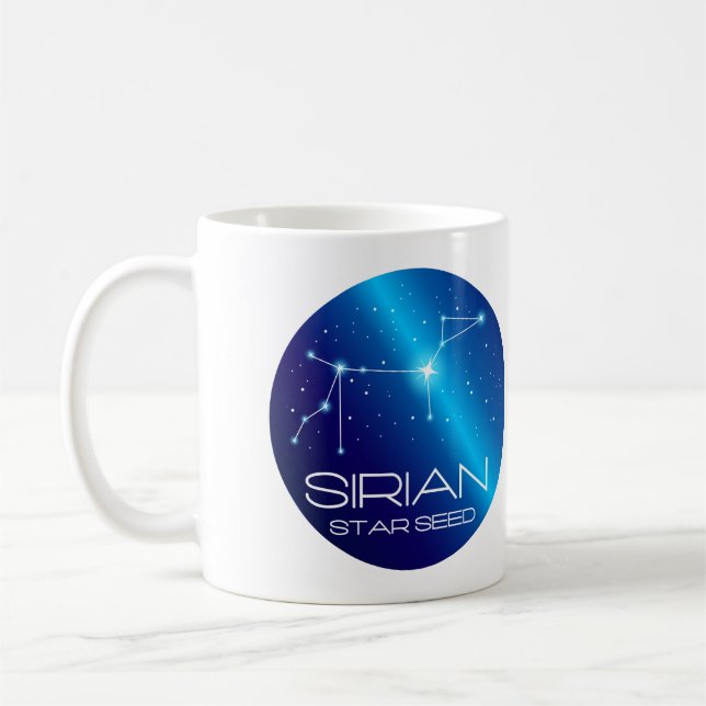 Sirian Starseed Mugg | Cosmic Wisdom Drinkware (Vänster)