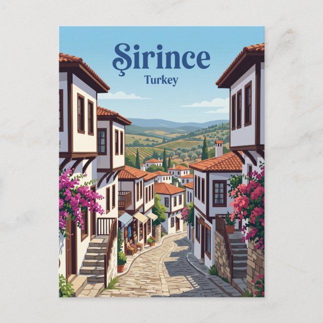 Şirince Turkiet Vykort (Framsida)