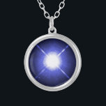 Sirius A och B ljusa nattstjärnor Silverpläterat Halsband<br><div class="desc">Sirius A- och B-stjärnor i Earths night himlar Sirius, även känd som Hund Star eller Sirius A, är den ljusaste stjärnan i Earth's night himlar. Elaken i namn har fallit på grekiska. Eftersom Sirius är så smart var det välkänt för de gamla. Det som kom som en överraskning för astronomerna...</div>