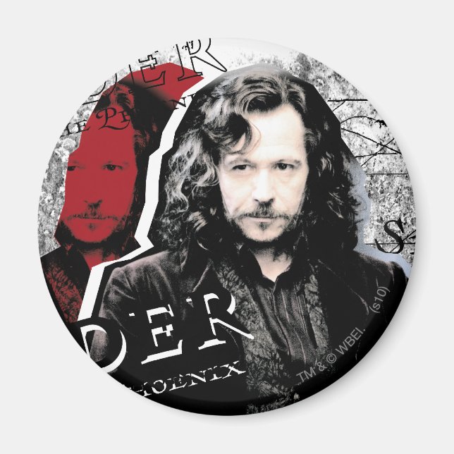 Sirius Black Efterlyst Affisch Magnet (Framsidan)