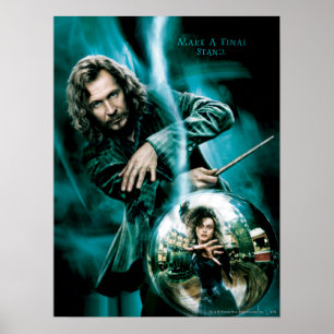 Sirius Black och Bellatrix Lestrange Poster