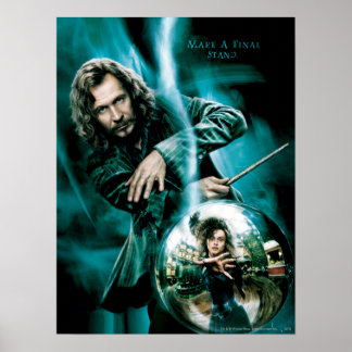 Sirius Black och Bellatrix Lestrange Poster