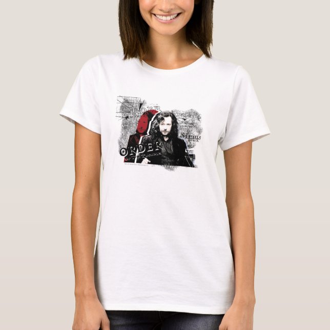 Sirius svart tee shirt (Framsida)