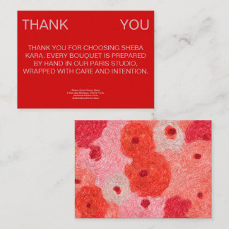 Sirocco Thank You Card Anteckningskort