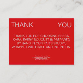 Sirocco Thank You Card Anteckningskort