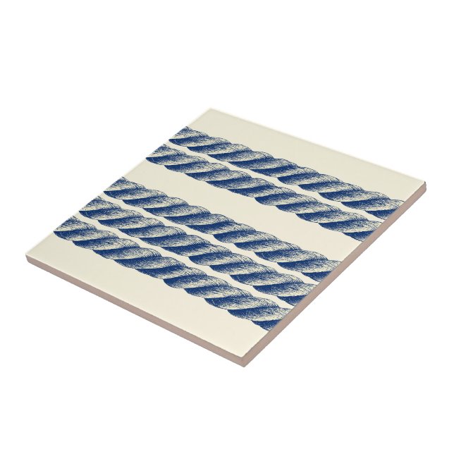 Sisal Rope Rand Mönster Kakelplatta (Sidan)