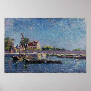 Sisley - Låset i Saint-Mammes 1885 Poster