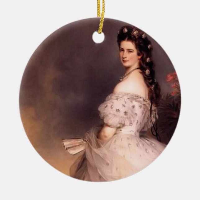 Sissi keramisk prydnad julgransprydnad keramik (Framsidan)