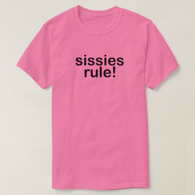 SISSIES REGEL! GAY NELLY BOY PRIDE TEE SHIRT (Design framsida)