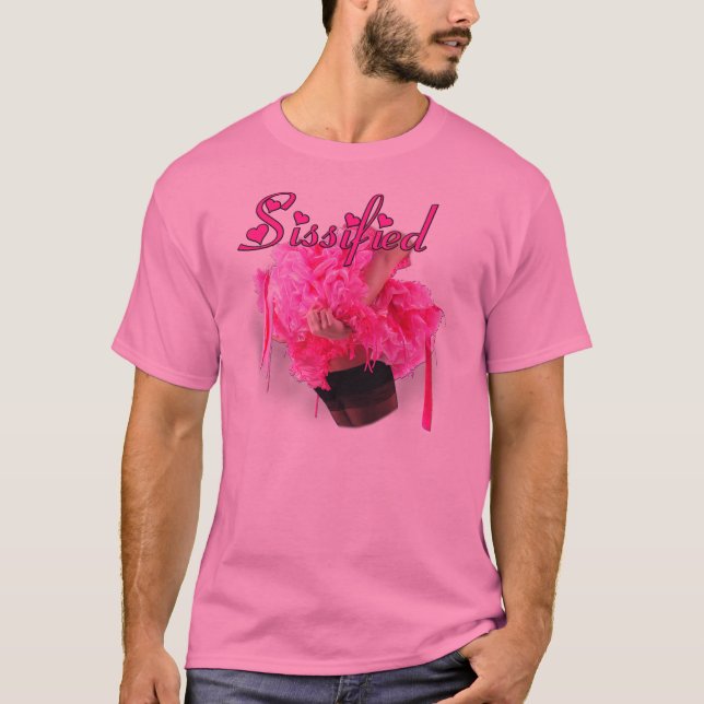 Sissified - Rosa Frills T-shirt (Framsida)