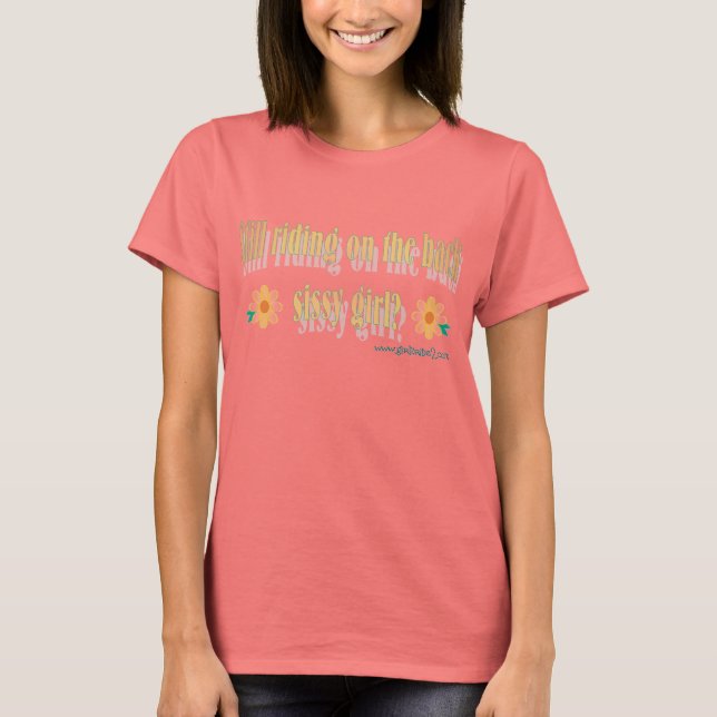 Sissy Girl - Ringer T-Shirt (Framsida)