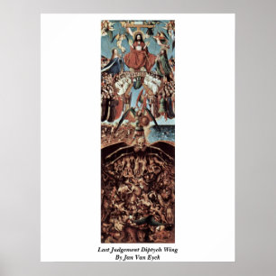 Sist bedömningDiptychvinge vid Jan Skåpbil Eyck Poster