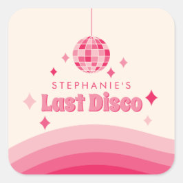 Sist Disco Sängkammarfest Anpassad Klistermärke