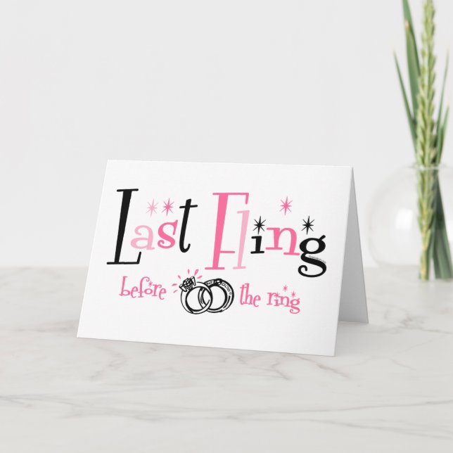 Sist häftig rörelse för ringen kort (Framsida)