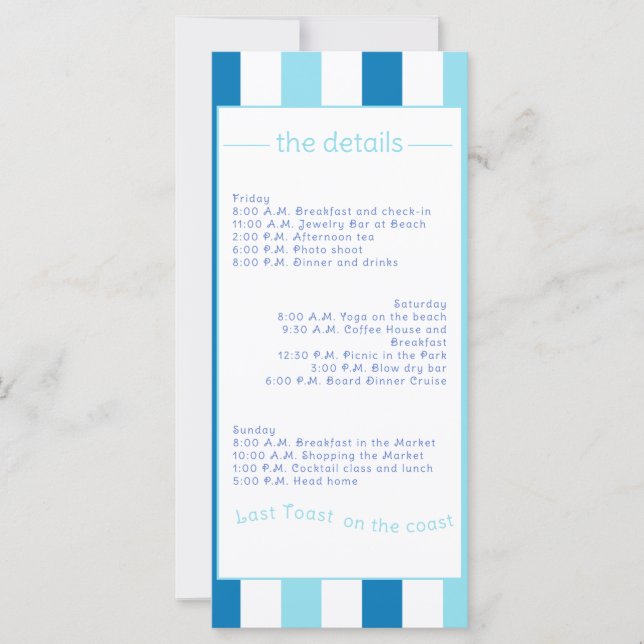 Sist i skägget på kusten-partiet helg (Framsida)