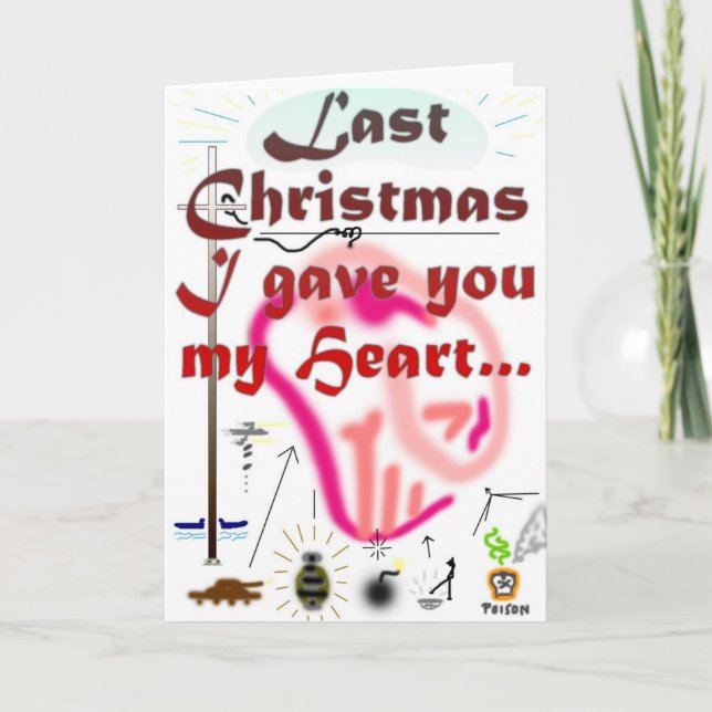 Sist jul… helgkort (Framsida)