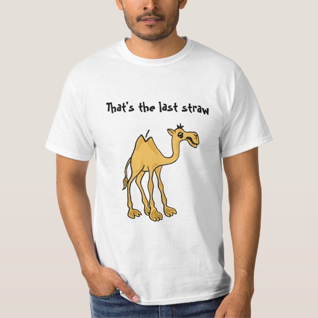 Sist kamelT-tröja för sugrör CA T-shirt (Framsida)