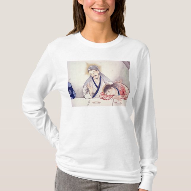 Sist kvällsmål, Kristus och St John Tee (Framsida)