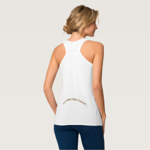 Sist men inte minst /Tanktop/metropolutformning Linne Med Racerback