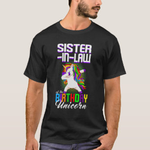 Sist of the Birthday Princess Unicorn Dab T Shirt