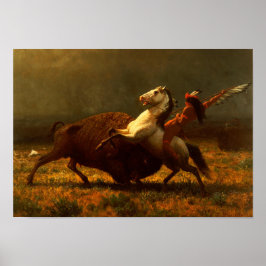 Sist på Buffalo Hunt Poster