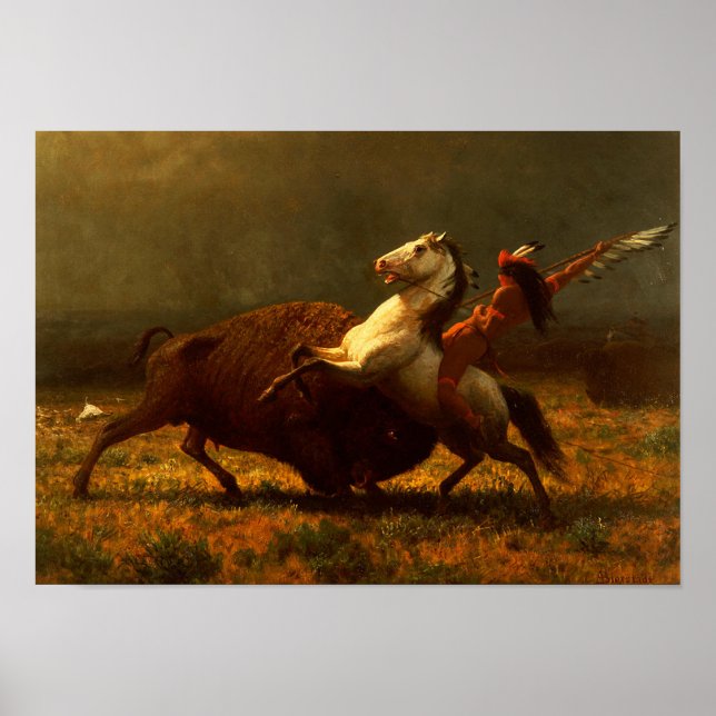 Sist på Buffalo Hunt Poster (Framsidan)