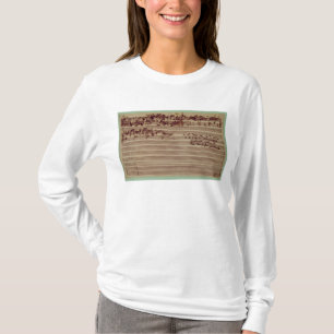 Sist sida av konsten av fuguen, 1740s t shirt
