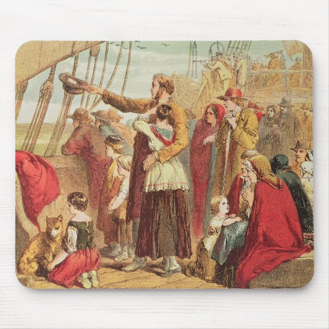 Sist sikt av gammala England Musmatta (Framsidan)