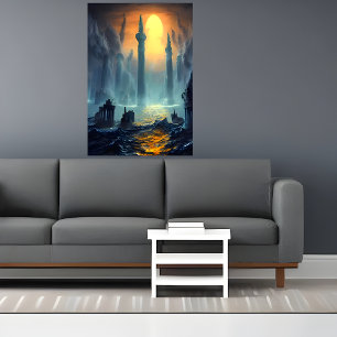 Sista av Atlantis   AI Art Poster