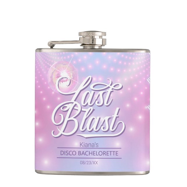 Sista Blasten Disco Sängkammarparty ID928 Flask Fickplunta (Framsidan)