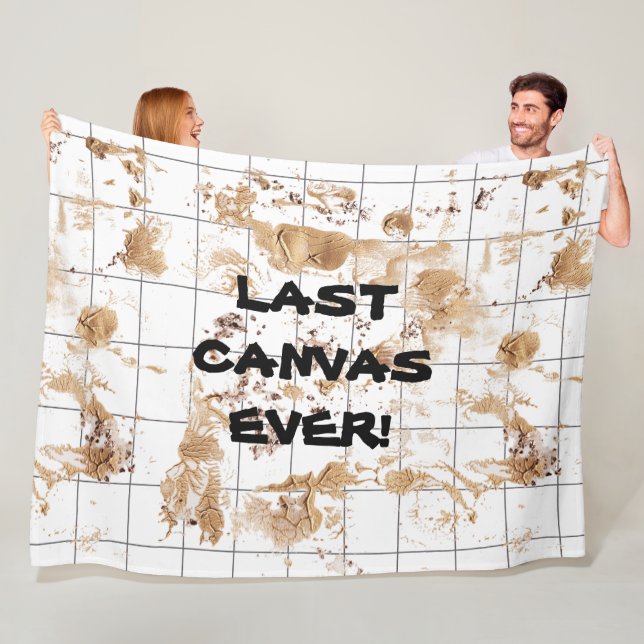 SISTA CANVAS NÅGONSIN! FLEECEFILT (På plats)