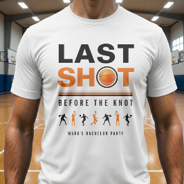 Sista chansen för bröllopet - baskettema möhippa o t shirt