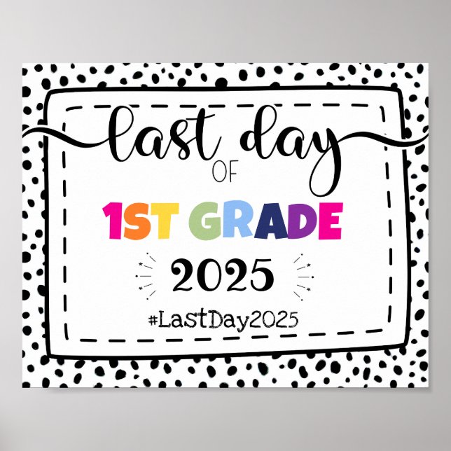 sista dagen av första fotoproppssignalen klass poster (Framsidan)