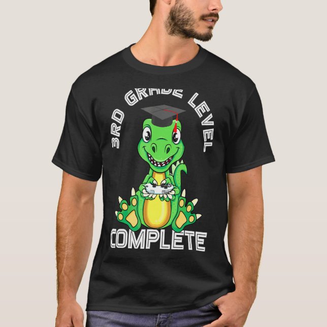 Sista dagen för avslutad skolnivå på tredje Klass T Shirt (Framsida)