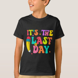 Sista dagen för Hej sommarlärare i skolan T Shirt