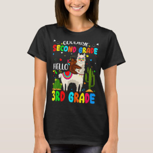 Sista dagen för skolavården Adjö andra Klass Hej t Shirt