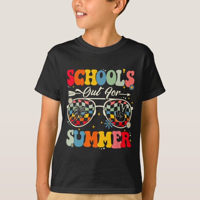 Sista dagen för skolavhopp för sommarlärare Boys G T Shirt (Framsida)