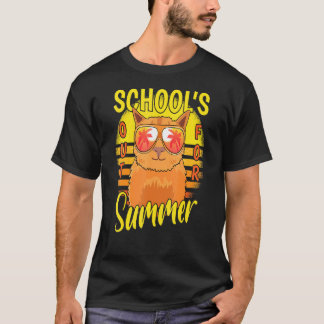 Sista dagen för Skolor ut till sommarvakuumkatt T Shirt