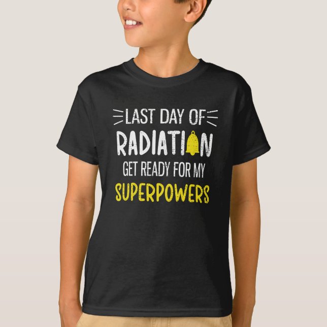 Sista dagen för strålningens slut på överlevnad av t shirt (Framsida)