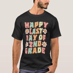 Sista dagen i 2:a klass söta funky andra klass te t shirt