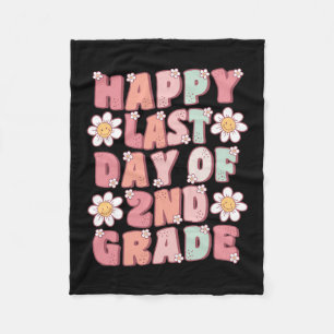 Sista dagen i 2:a klass söta groovy andra klass te fleecefilt