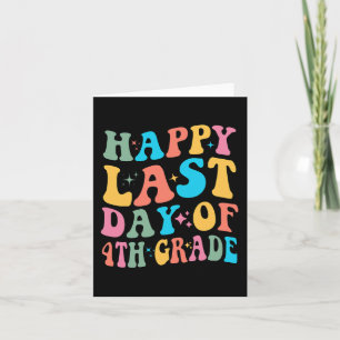 Sista dagen i 4:e klass Sista skoldagen Groovy Kort