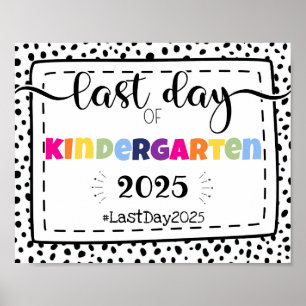 Sista dagen på förskolan foto rekvisita skylt