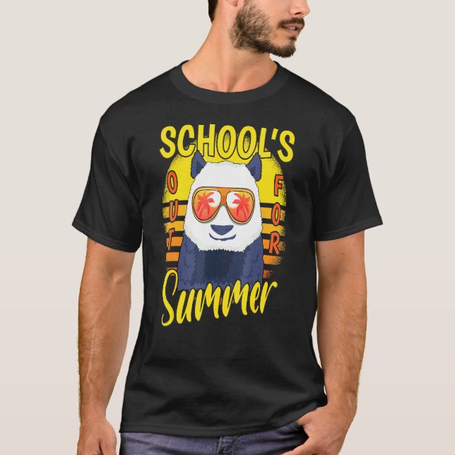 Sista dagen Skolor ut för sommarsemesterpacationsp T Shirt (Framsida)
