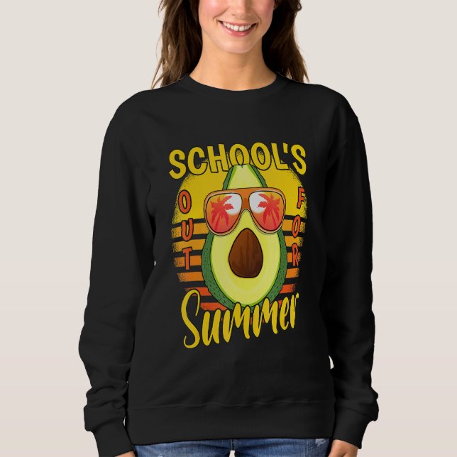 Sista dagen Skolor ut för sommaruppehåll Avocad T Shirt (Framsida)