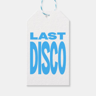 Sista Disco Blå Möhippa Bröllop Presentetikett
