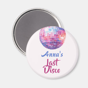 Sista Disco Henparty Rosa Magnet