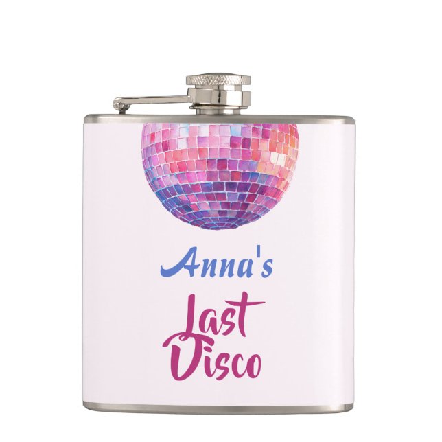 Sista Disco Möhippa | Rosa Flask Fickplunta (Framsidan)