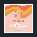 Sista Disco Retro 70-Tals Sängkammarweekendfest Pappersservett<br><div class="desc">Dessa är Sista Disco Retro 70-Tals Sängkammarweekendfest Pappersservetter!</div>