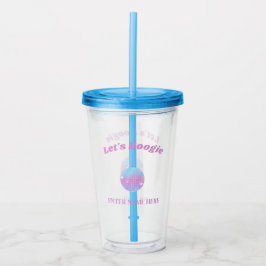 Sista Disco Sjungmöfest Skräddarsydd Namn Tumbler Take Away Mugg